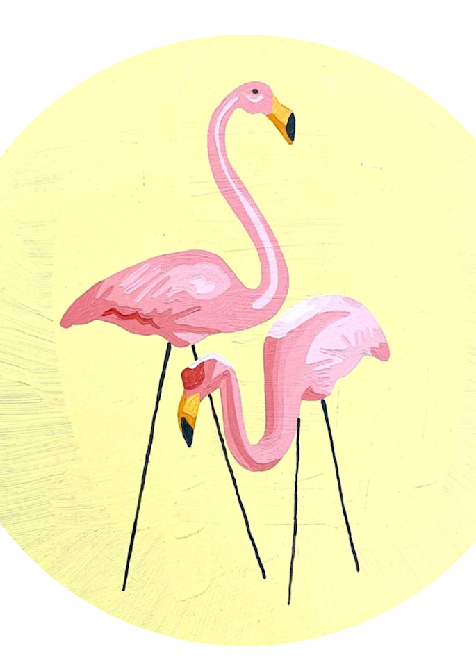 Flamingoes Art | Tara Barr Art