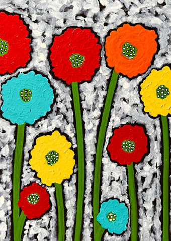 Blooming In Color On A Cloudy Day Art | Kev Von Holt Gallery