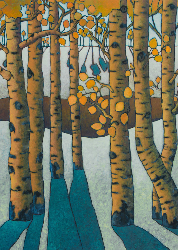 Aspen Layers, 48x54, Acrylic on Aluminum, PCG $6500.00