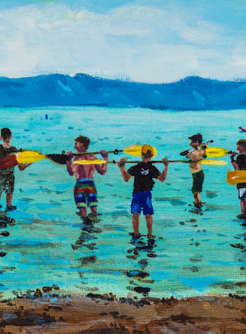 Kayaking Merit Badge (Bsa) Art | Jennifer Richter Art