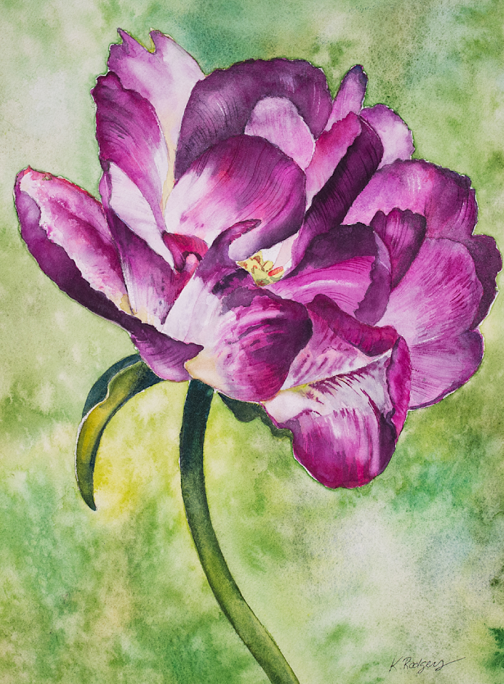 My Purple Heart Art | Katherine Rodgers Fine Art
