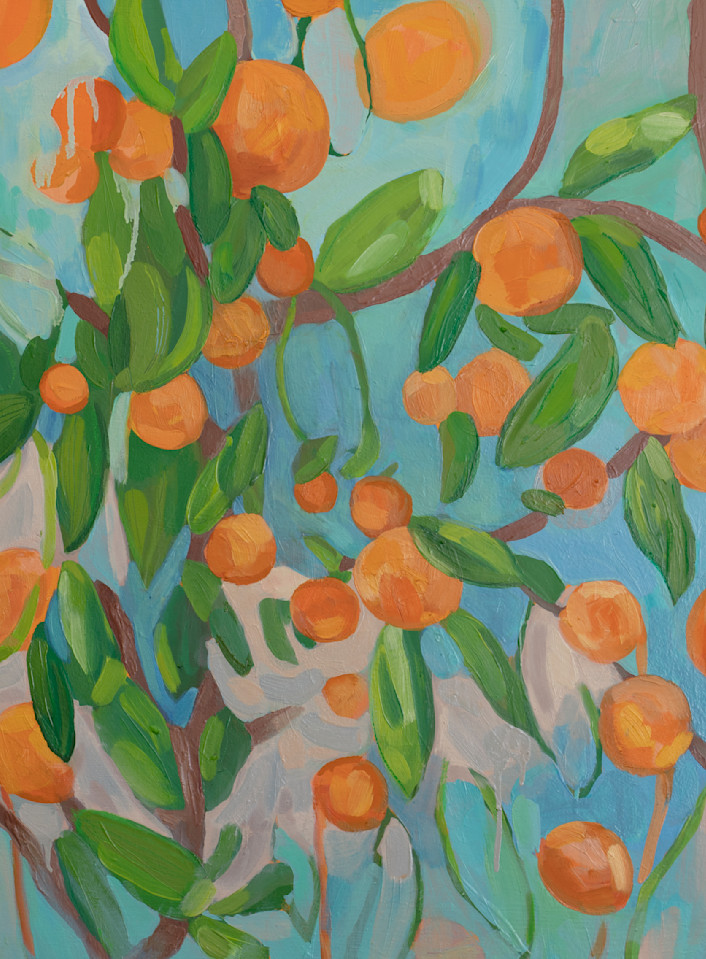 Orange Tree Art | Angela Warren Art 