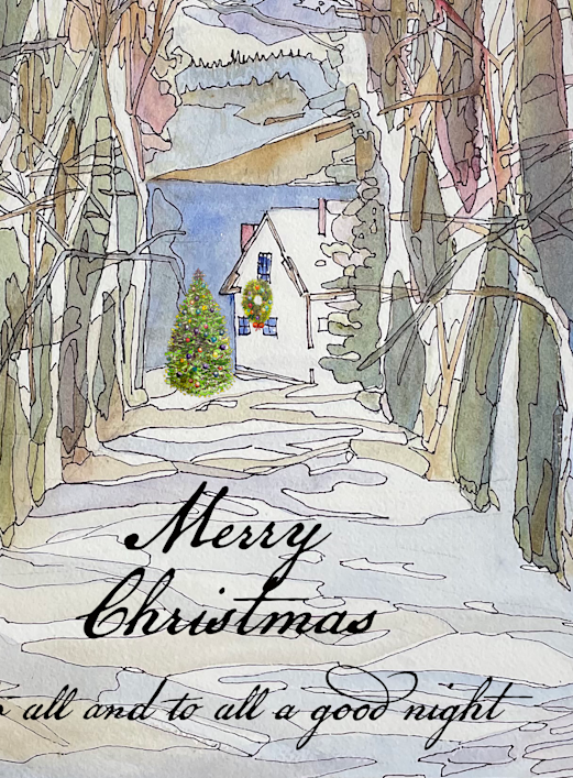 Winter Christmas Art | Judy Tresnowski Art & Design