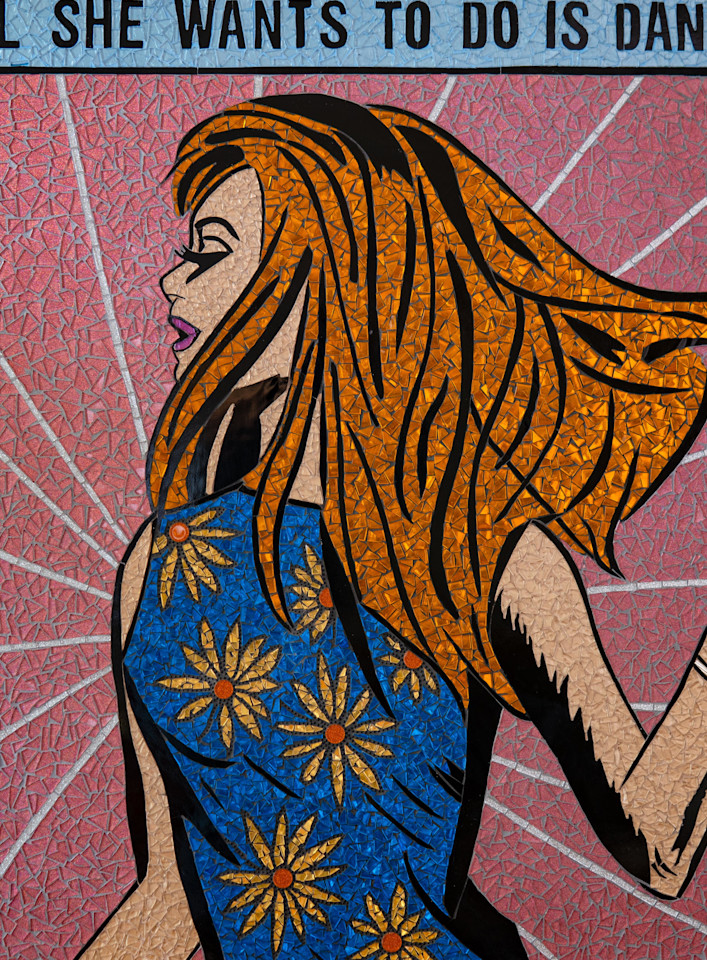 Vivacious Dancer Art | Sarah Fishbein Mosaics