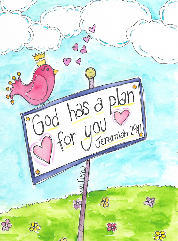 God Has A Plan For You Art | Melissa Edwards Art