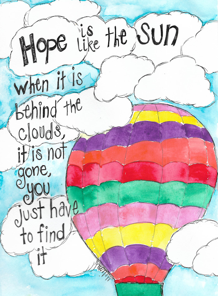 Hope Is Like The Sun Art | Melissa Edwards Art