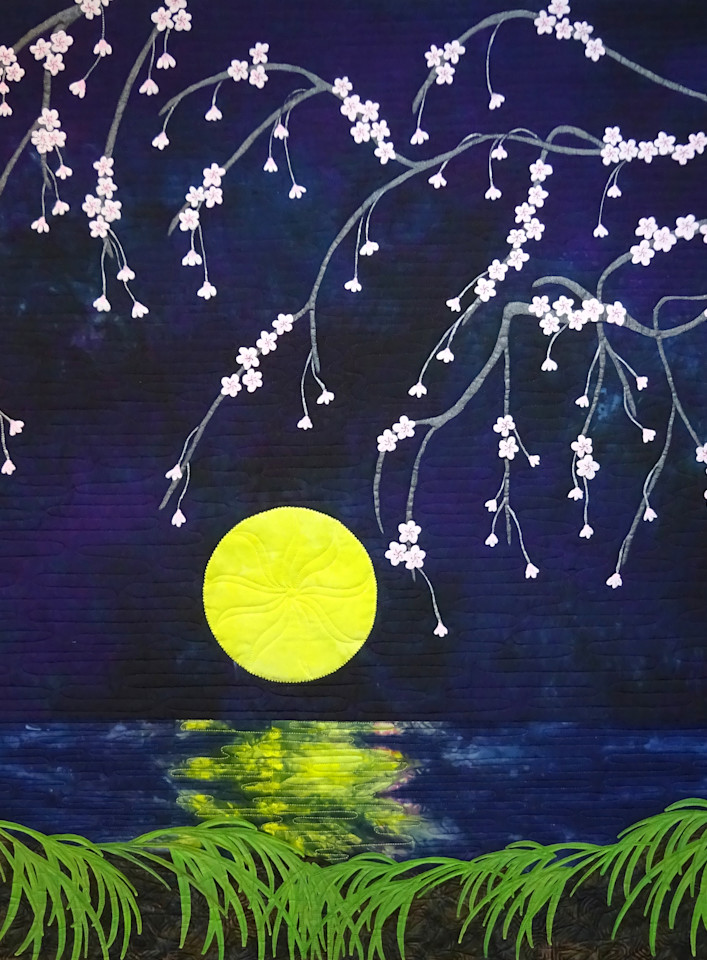 Moon Blossoms Card | Art Print Card by Rachel Derstine
