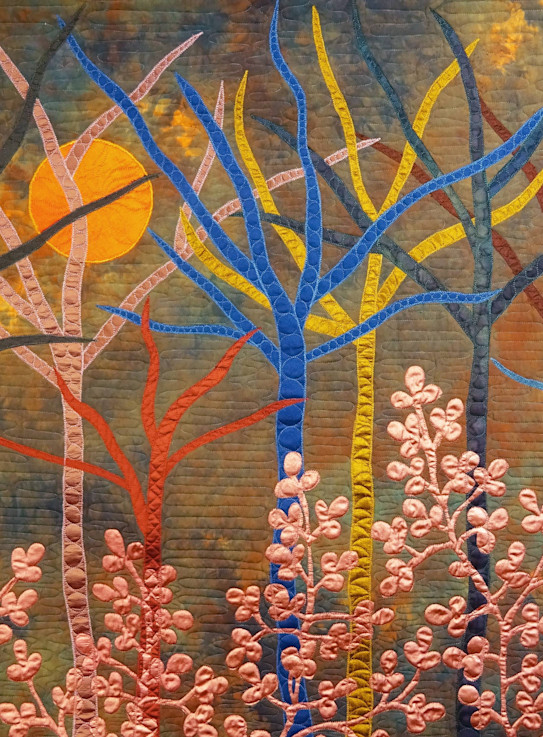 "Copper Twilight Card" | Greeting Card of Original Art by Rachel Derstine