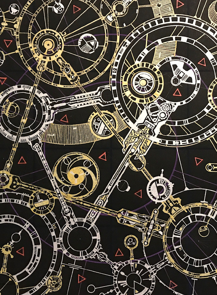 Cos•Mic•Whe•Els•001 Greeting Cards Art | Jeff Zugale
