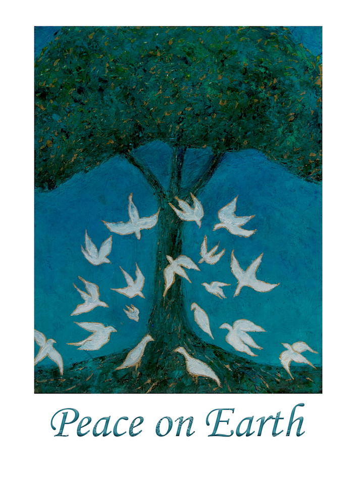 Peace Dove Holiday card