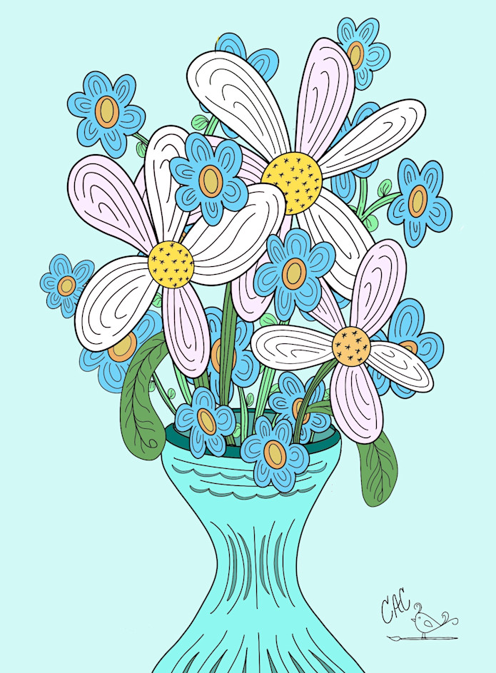 Forget Me Not Art | Covey Artistic Creations
