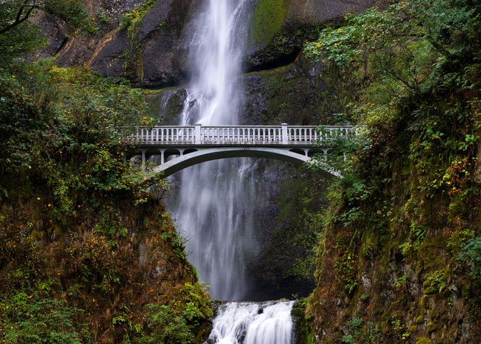 Multnomah Falls in Oregon's Columbia River Gorge