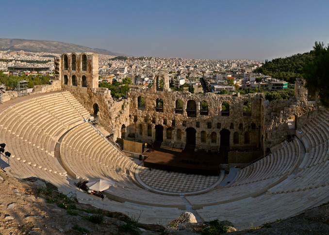 Acropolis Odeon of Herodes Atticus - Athens - Greece