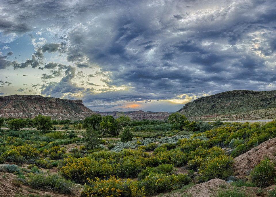 Autumn Sunset Rockville Utah