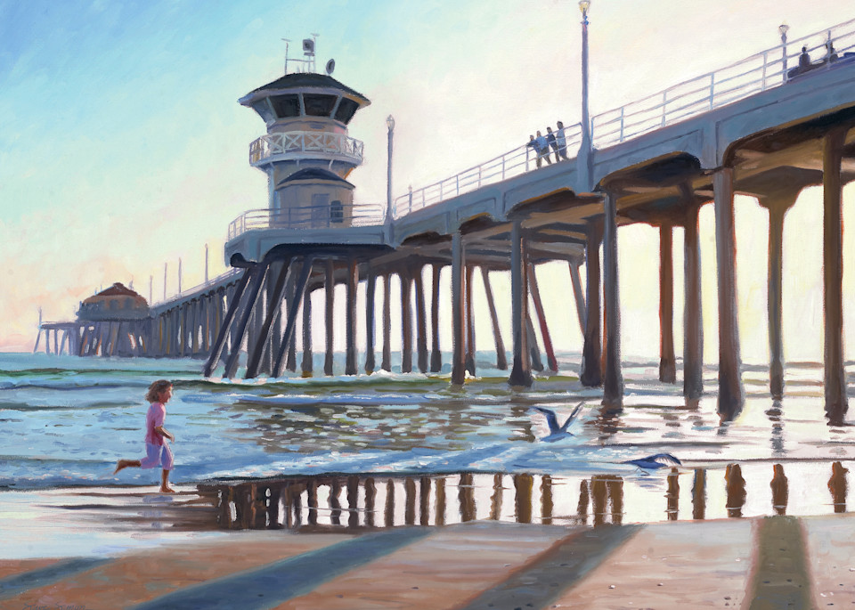 Huntington Beach Pier at Twilight