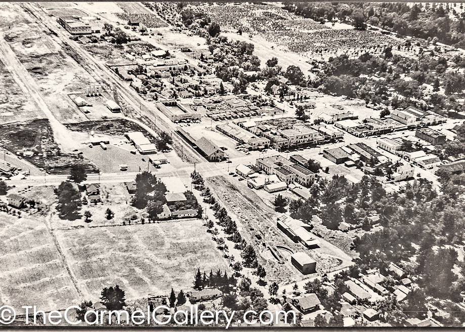 Calistoga Aerial View 1950's