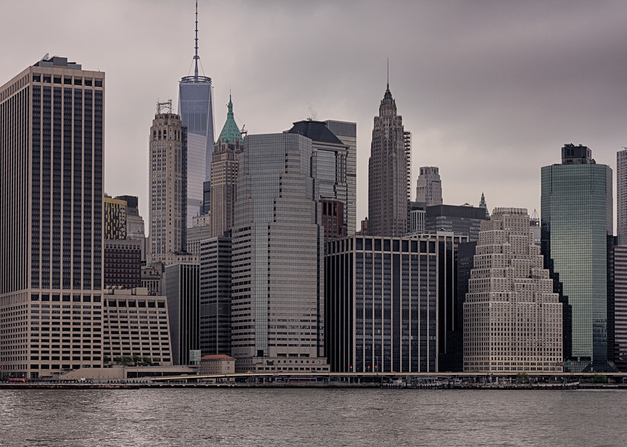 Fine Art Photograph of a Cloudy Manhattan by Michael Pucciarelli
