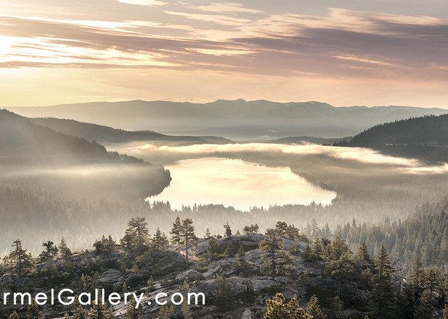 Golden Morning Donner Lake Art | The Carmel Gallery