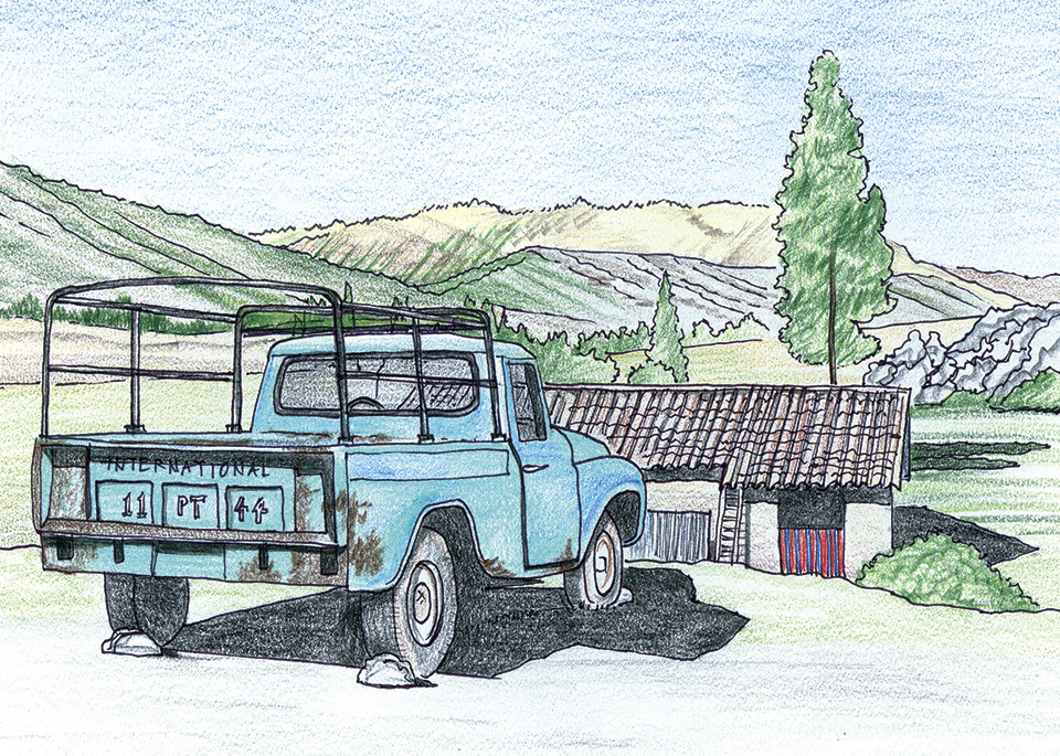 International Harvester Truck Near Cuzco Peru Art Fine Art New Mexico