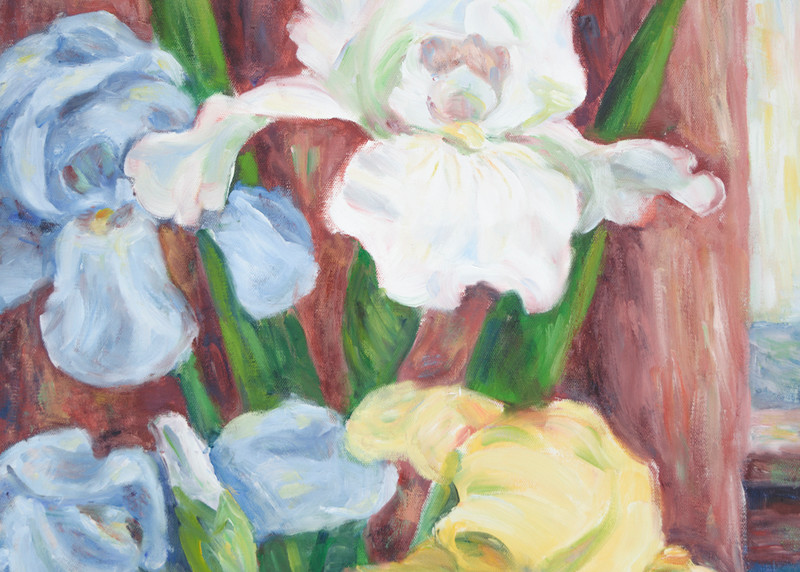 Spring Color - Iris by Julie Betzen Tilton