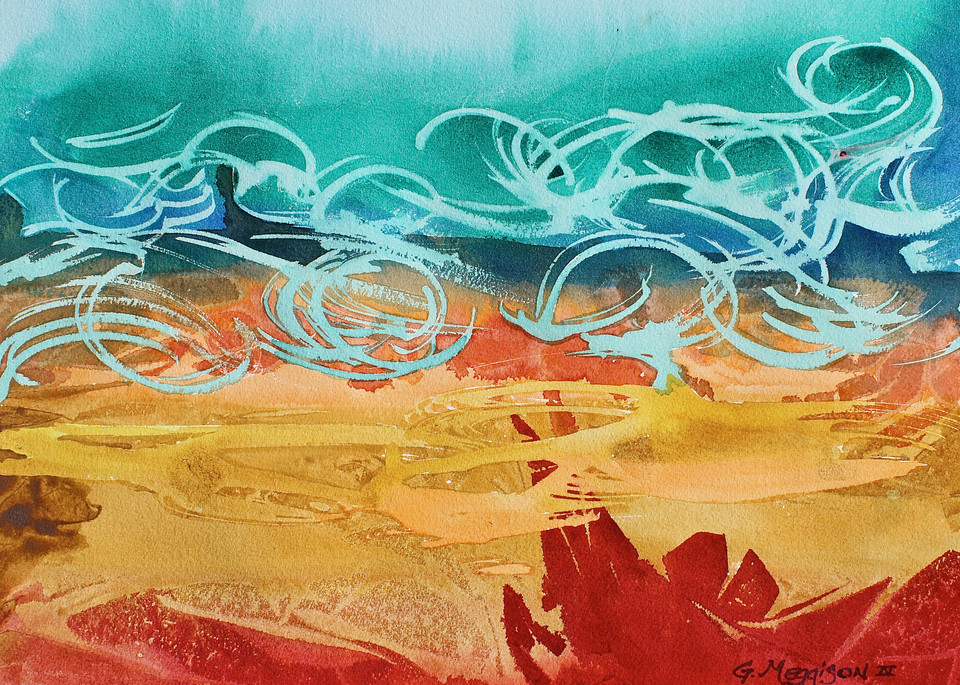 Fractal Pleasure | Abstract Watercolors | Gordon Meggison IV