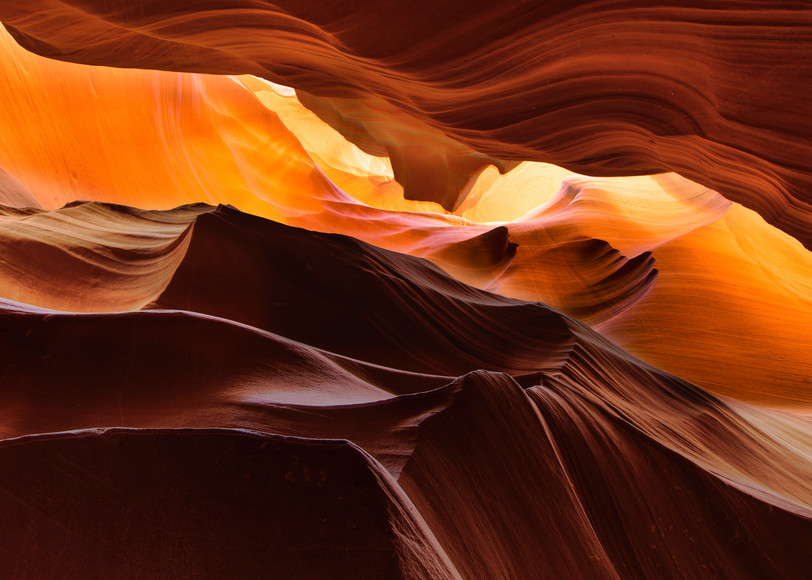 waves of light, antelope canyon, slot canyon