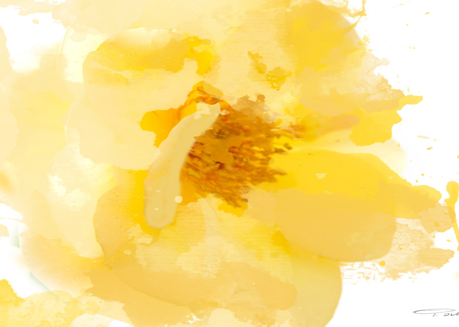 Beautiful and Bright, Yellow Flower Art by Irena Orlov