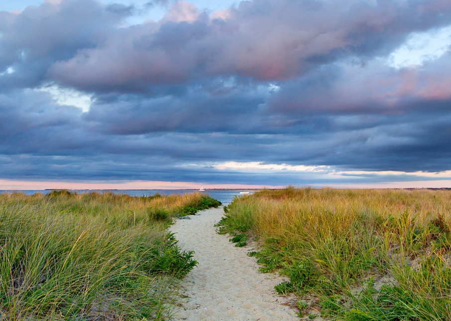"Jetties Beach Path" - Fine art Nantucket dunes photograph