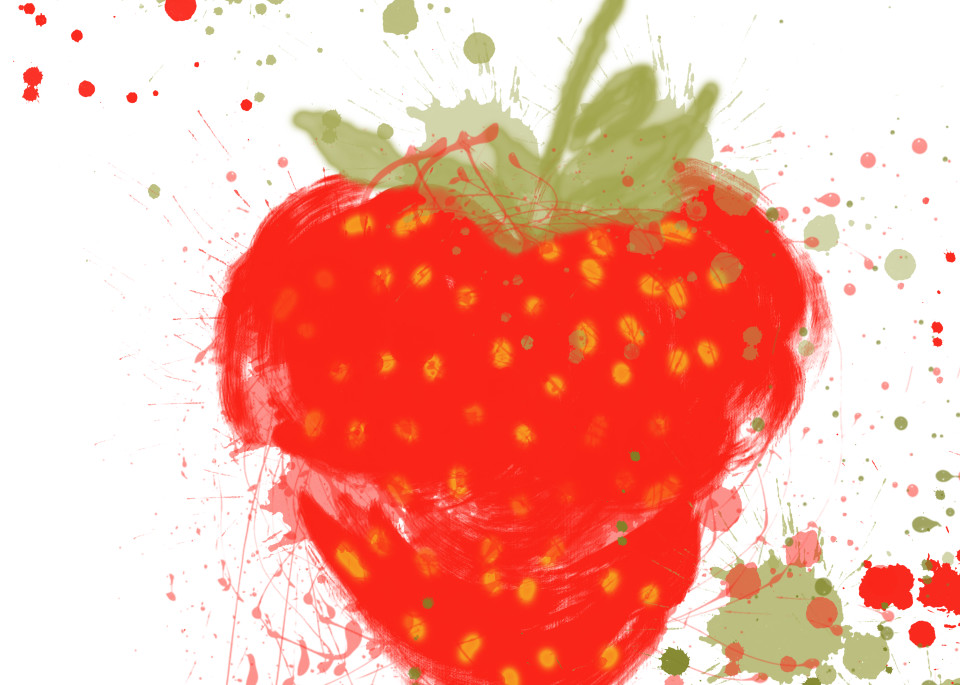 Orl 811 Strawberry Iii Art | Irena Orlov Art