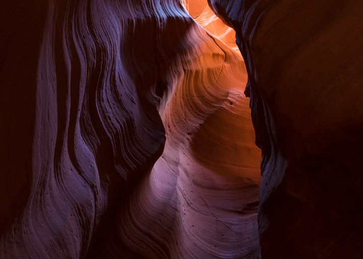 Reflected light inside Canyon X