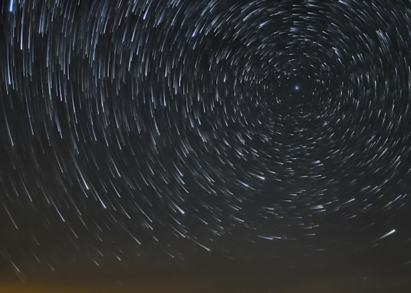 Moosehead Lake comes alive with glowing startrails.