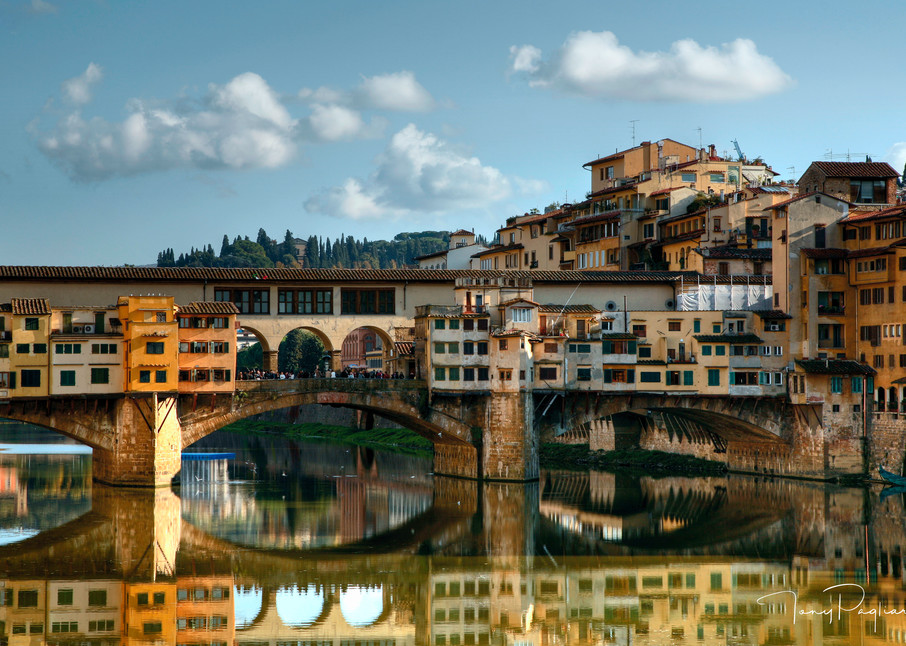 Ponte Vecchio Reflection   Florence, Italy Art | Tony Pagliaro Gallery
