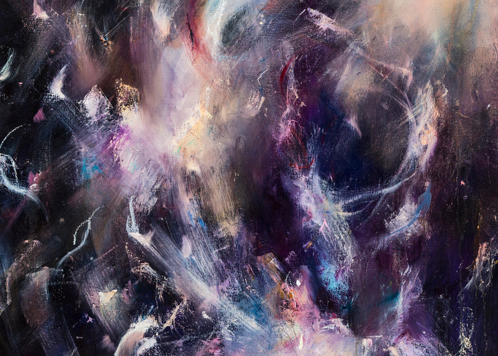 The Outburst - Contemporary Abstract Landscape Painting | Samantha Kaplan