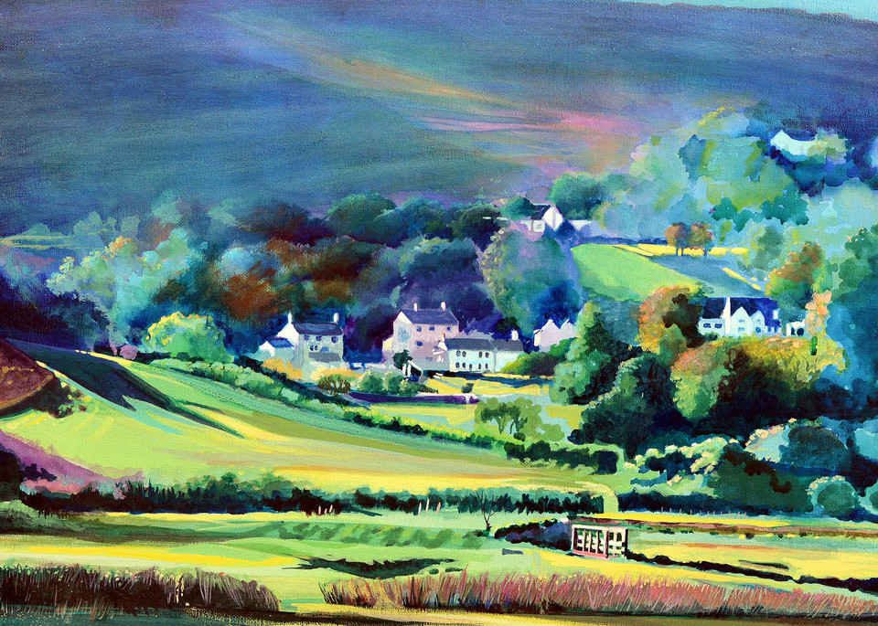 Welsh Landscape Art Print ,Gower