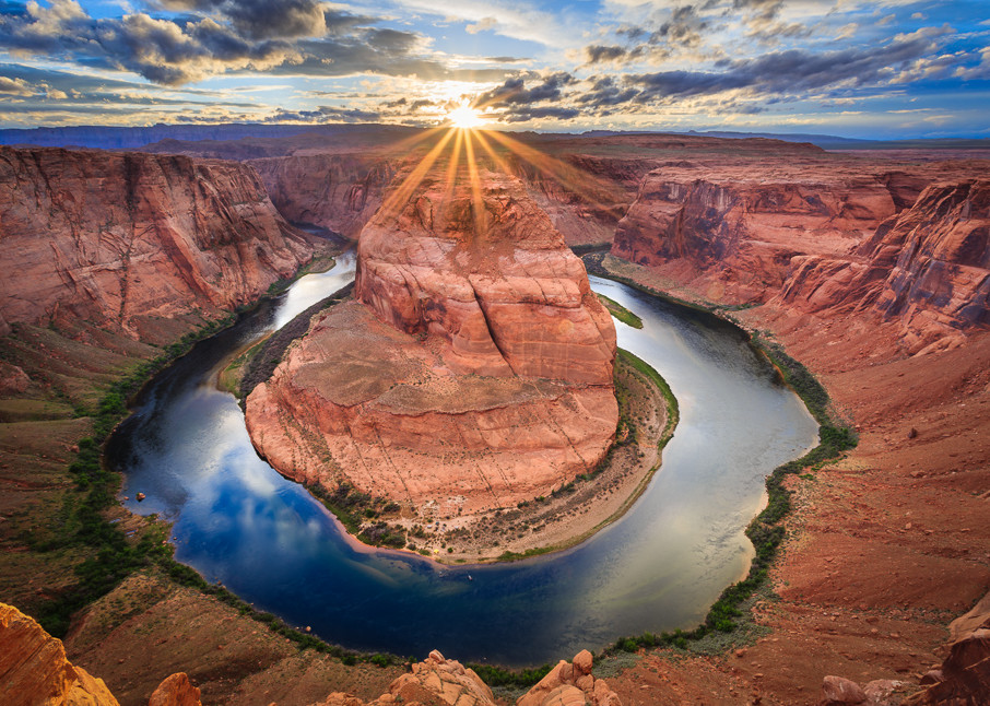 Sunset at Horseshoe Bend Photograph for Sale as Fine Art