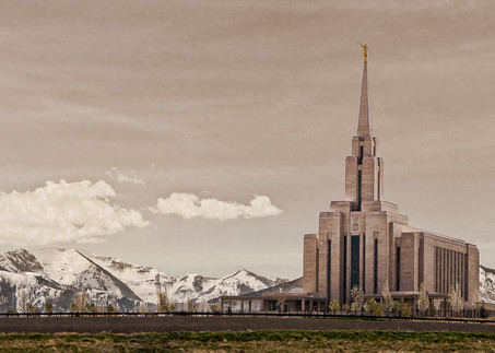 Oquirrh Mountain Temple - Top of the Mountains