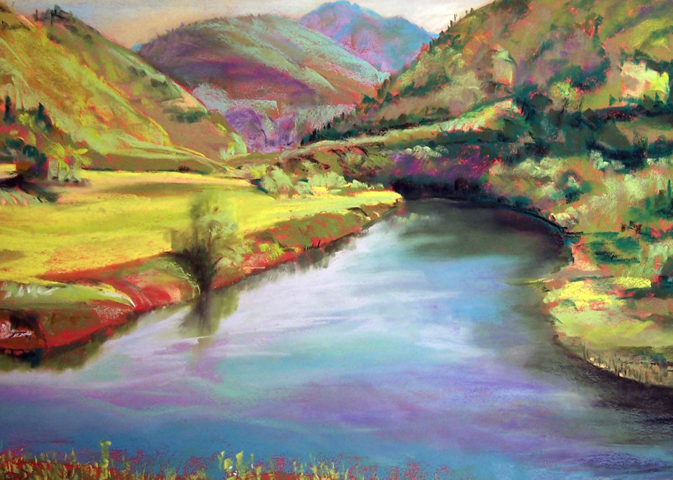 landscape painting
nehalem river
highway 53