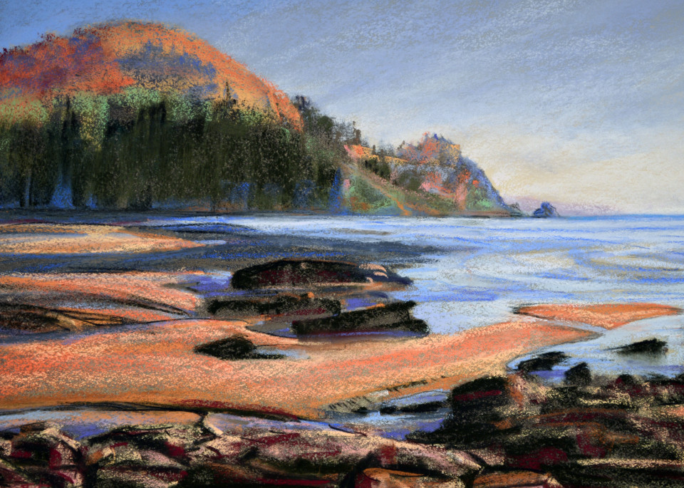 landscape painting
oregon coast
short sands