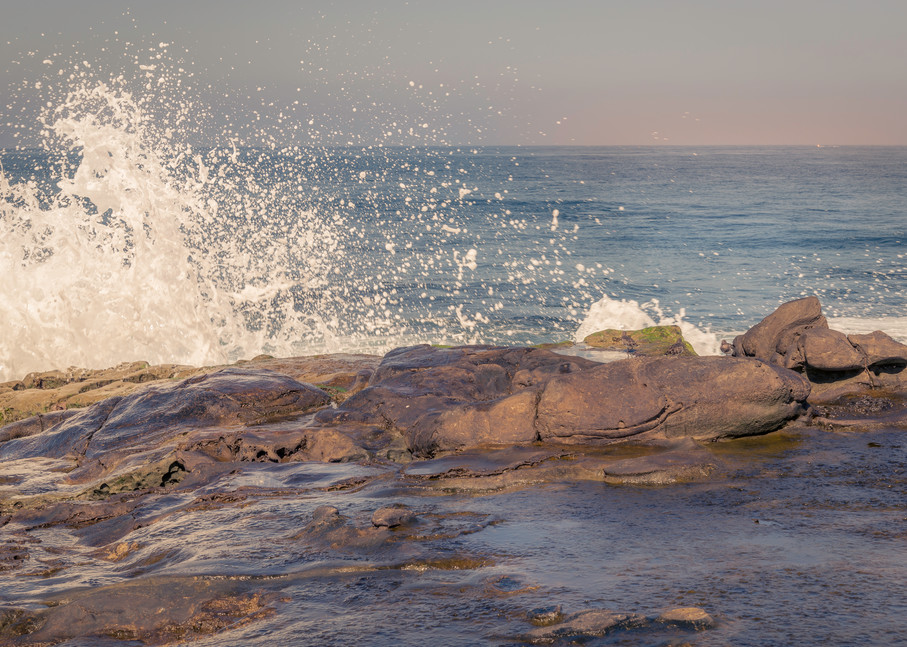 Playful waves at La Jolla Cove in San Diego | Susan J Photography