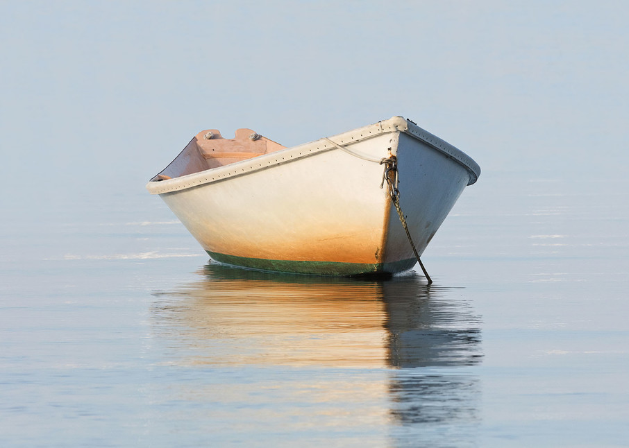 "Nantucket Weathered Dory" Fine Art Nautical Rowboat Photography