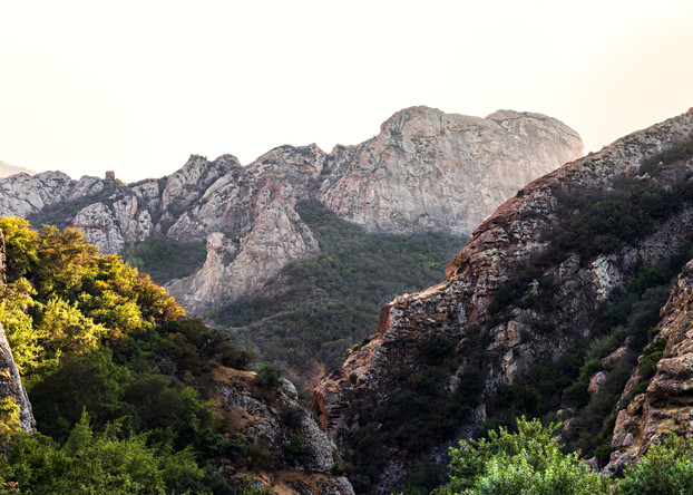Goat Buttes in Malibu Creek State Park Panorama Photograph For Sale As Fine Art
