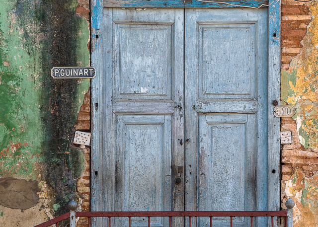 Cuba Blue doorway