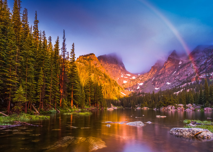 Art photos of rare moments in the Rocky Mountains