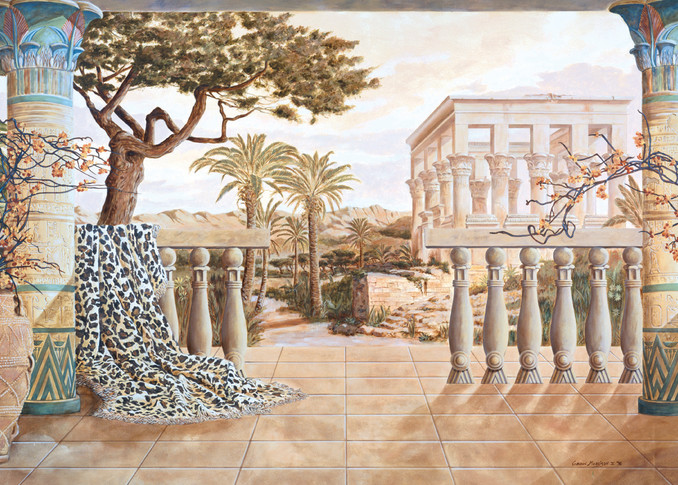 Garden of Luxor | Murals in Classical Style | Gordon Meggison IV
