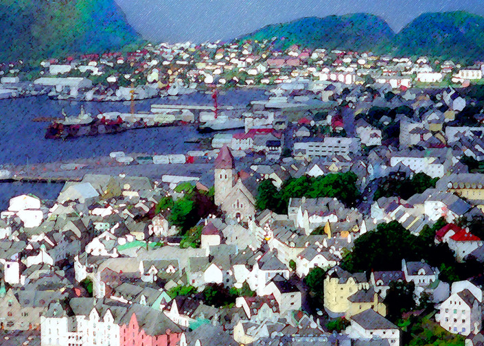 Alesund, Norway Art | The Carmel Gallery