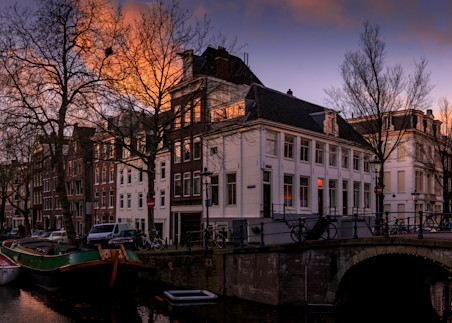 Canal Houses In Amsterdam Photography Art | Sandra Jasmin Photography