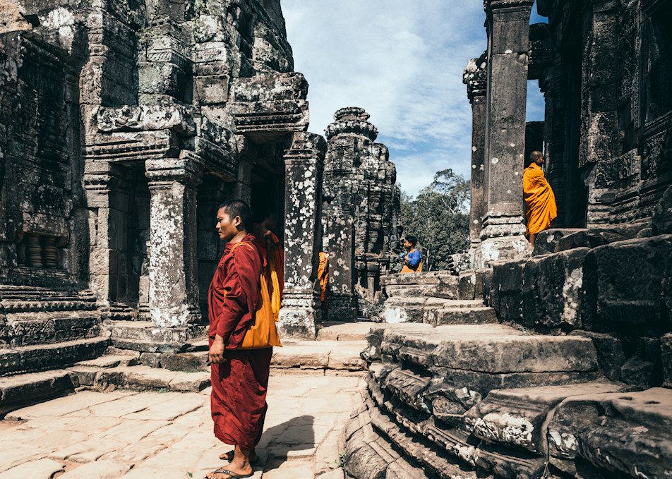 Angkor Thom & monks