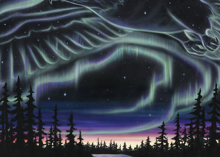 Sky Dance   Eagle Over The Snye Art | Keller Rempp Art