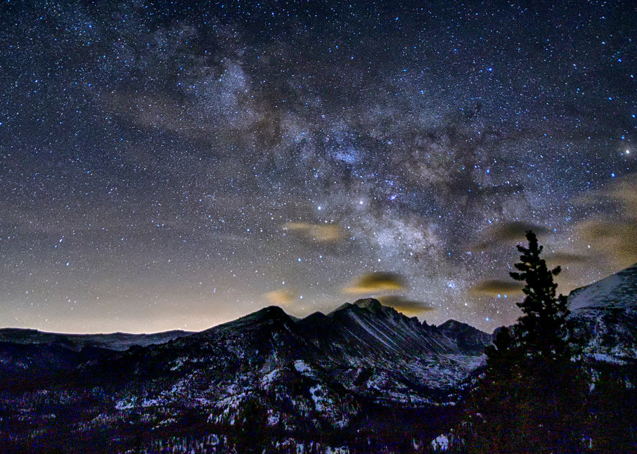 Night Sky over Rocky Mountain National Park