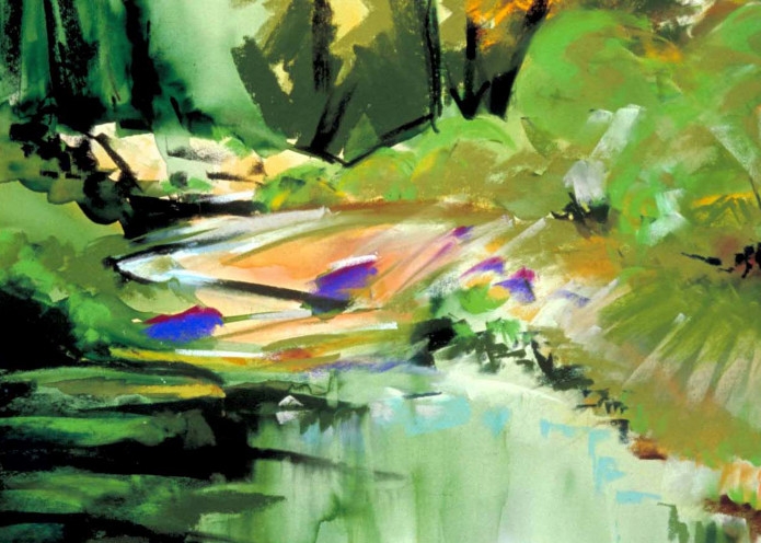 landscape painting
central oregon
crooked river